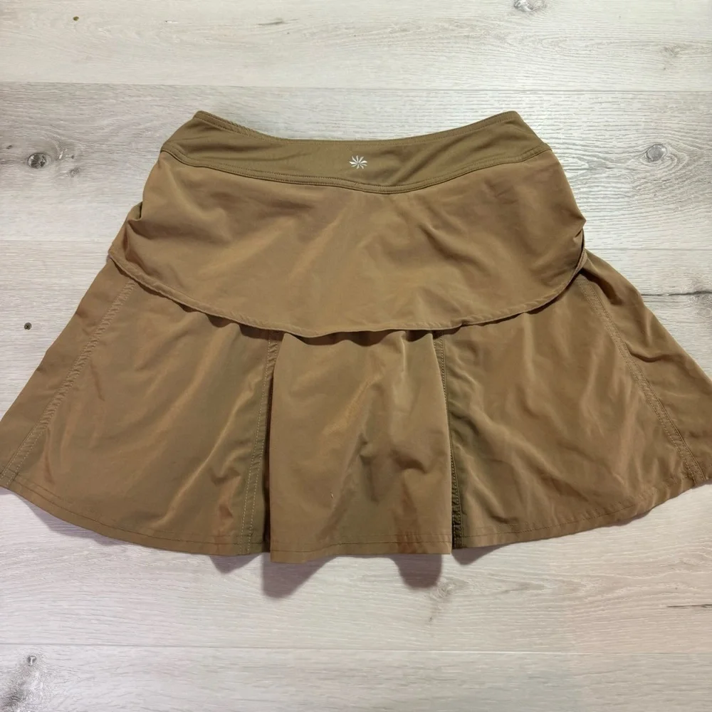 Athleta Y2K Wherever Low Rise Utility Skort, Tan, Size 2P - Picture 2 of 14
